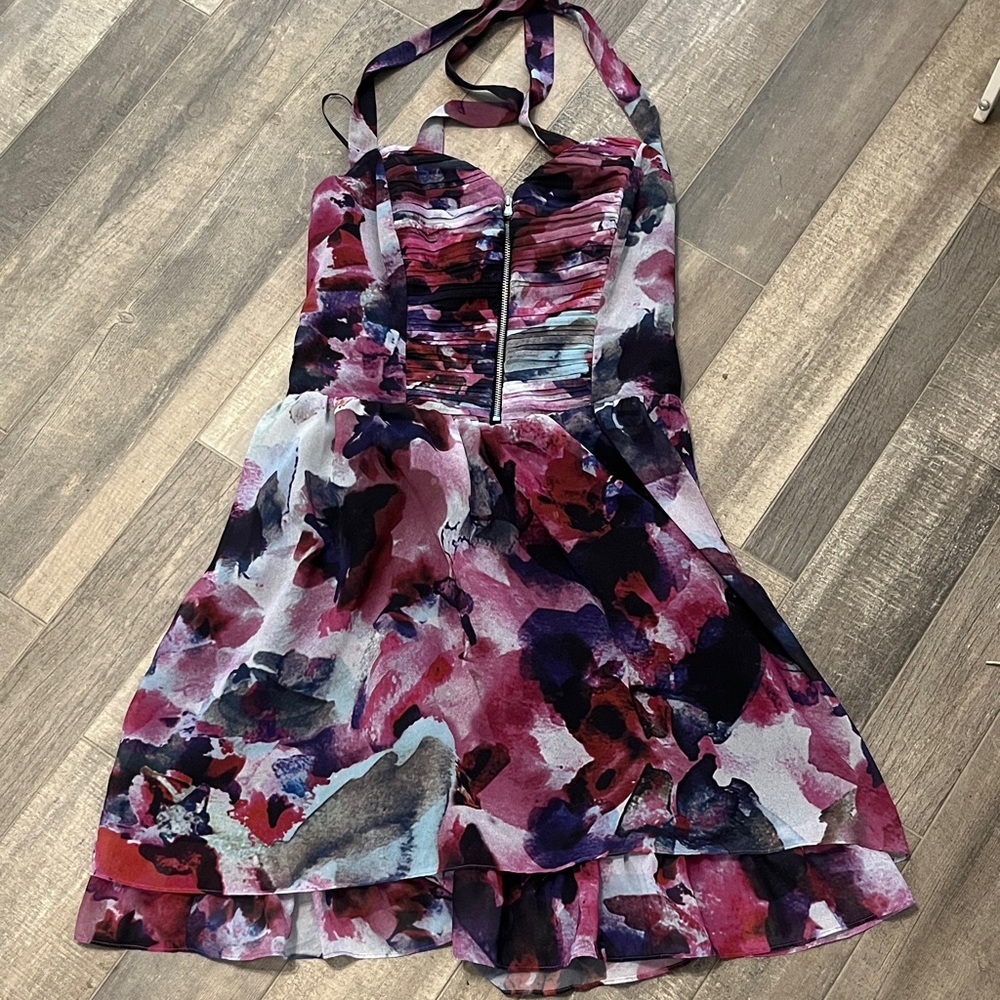 Guess Black Satin Dress with Zipper - Picture 1 of 10